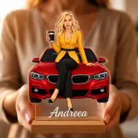 Caricatura Soferita - Statueta Personalizata tip Trofeu