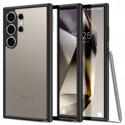 Husa pentru Samsung Galaxy S24 Ultra S928, Spigen, Ultra Hybrid, Neagra Mata ACS07295