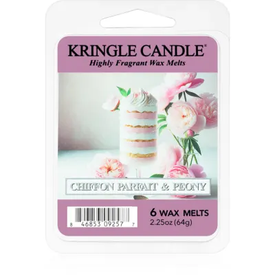 Kringle Candle Chiffon Parfait & Peony ceară pentru aromatizator 64 g