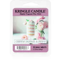 Kringle Candle Chiffon Parfait & Peony ceară pentru aromatizator 64 g