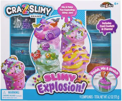 Trusă creativă Cra-Z-Art - Slimy Explosion