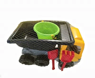 Set Camion cu galetusa lopatica si grebla 24 x 44 x 30 cm Black