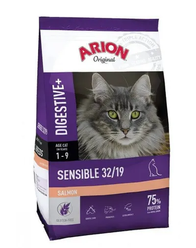 ARION Original Cat Sensible 2 kg hrana pisici cu digestie sensibila