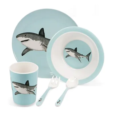 Set de veselă pentru copii 5 buc. Sharks – Rex London
