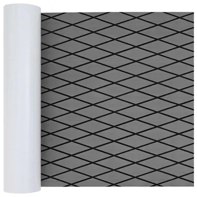 vidaXL Covor pentru Bărci Gri deschis și negru 190 x 70 cm EVA
