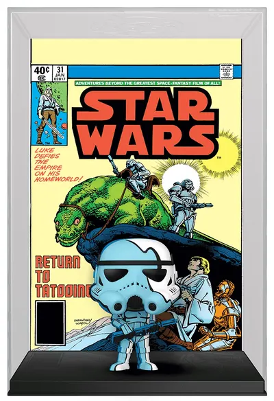 Figurină Funko POP! Comic Covers: Star Wars - Sandtrooper (1997) #06