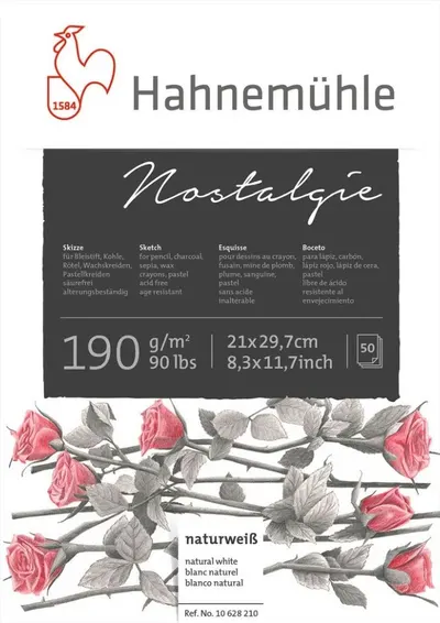 Bloc de schițe Hahnemuhle Nostalgie - A4, 50 de coli