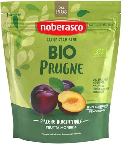Prune bio, fără sâmburi, 200 g, Noberasco