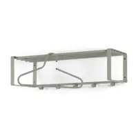 Cuier de perete verde prăfuit cu raft din metal 70 cm Rex – Spinder Design