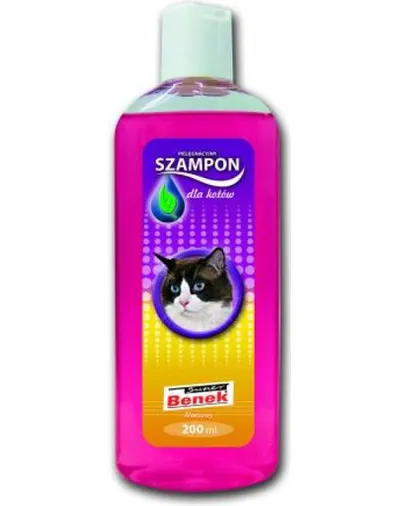 BENEK Sampon profesional pentru pisici, cu aloe vera 200 ml