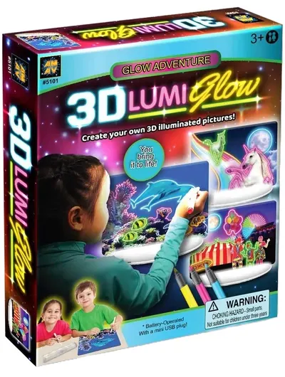 Tablă de desen luminoasă AM-AV - 3D Lumi Glow