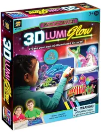Tablă de desen luminoasă AM-AV - 3D Lumi Glow