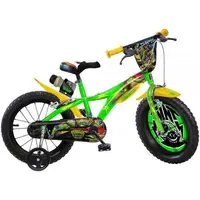 Bicicleta copii 4-6 ani, 16 inch, Testoasele Ninja, Dino Bikes DB616MNT