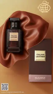 Apa de Parfum Italian Leather by Fragrance World, Unisex, 150 ml