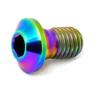 TLC Titanium BMX Sprocket Bolt - Rainbow