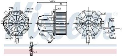 Ventilator habitaclu potrivit AUDI A4 ALLROAD B8, A4 B8, A5, Q5 1.8-4.2 06.07-05.17