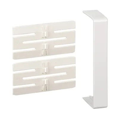 OptiLine 45 - piesa capac - 140 x 55 mm - PC/ABS - alb polar