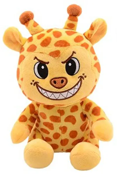 Jucărie de pluș Johntoy - Break Out Zoo, girafă, 24 cm