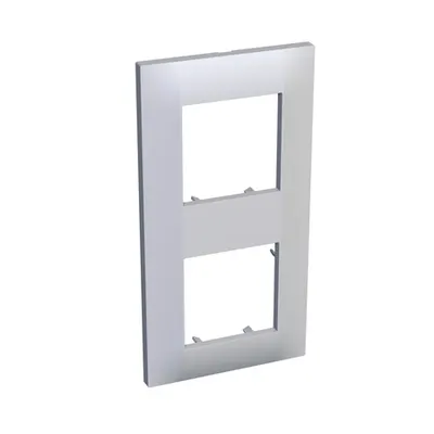 Altira - cover frame - 2 gangs vertical - white - 71 mm