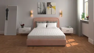 Saltea cu spumă poliuretanică 7 Zone SOMNART 120x200, înălțime 17 cm, ortopedică, husă detașabilă cu fermoar, fermitate medie