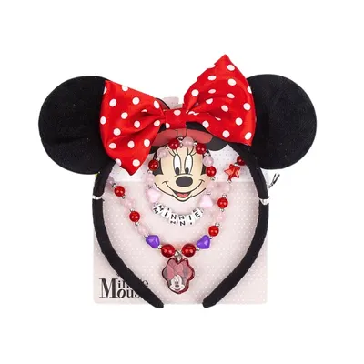 Set 3 accesorii pentru fete, Cerda, model Minnie Mouse