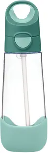 Sticlă de apă cu pai b.box - Emerald Forest, 600 ml