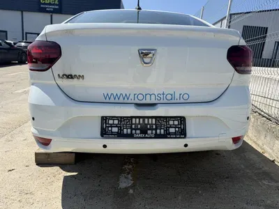 Bara spate completa cu senzori de parcare culoare alba Dacia Logan 3 (2020->)