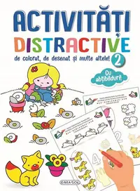 Activități distractive de colorat, de desenat și multe altele 2! - Paperback - ***