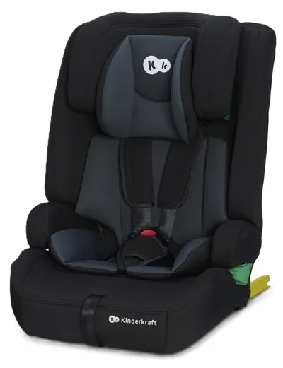 Scaun auto KinderKraft - Safety Fix 2, IsoFix, i-Size, 76-150 cm, Black