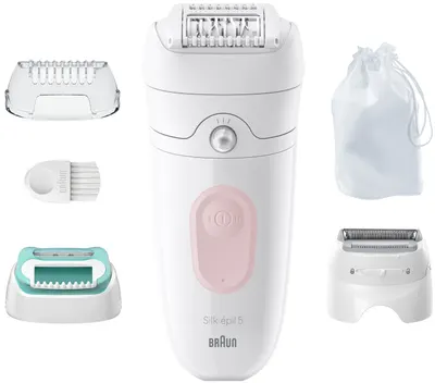 Epilator Braun - SE 5-050, 2 viteze, alb