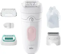 Epilator Braun - SE 5-050, 2 viteze, alb