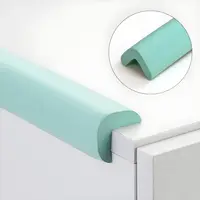 Set 2 benzi protectie muchii si margini Car Boy Safety din spuma verde pastel 24x900x22x6 mm