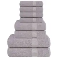 Gossi set prosoape 8 piese gri 360 g/m2 100% bumbac