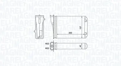 Schimbator caldura incalzire habitaclu potrivit CITROEN C3 III; PEUGEOT 2008 I, 208 I, 208 HATCHBACK 1.0-1.6D 03.12