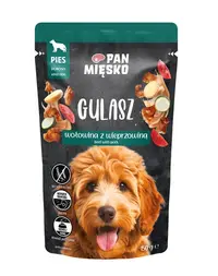 PAN MIĘSKO Gulaș cu vită și porc, hrană umedă pentru câini 150 g