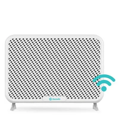 Purificator de aer AlecoAir P36 Wall, WiFi, Filtru TRUE HEPA, Carbon Activ, Ionizare, UV-C, Senzor PM 2.5, Senzor TVOC