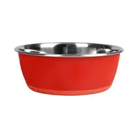 Castron pentru Caini,tobias Red M, Inscriptionabil cu Creta 13cm / 500ml