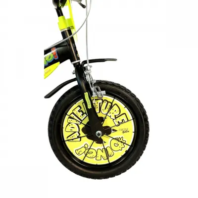 Bicicleta pentru copii Dino Bikes Dinosaur, roti 14 inch, inaltime utilizator 95-115 cm