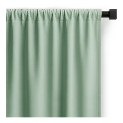 Draperie verde-mentă dimout (semi-opacă) 140x270 cm Carli – Restilo