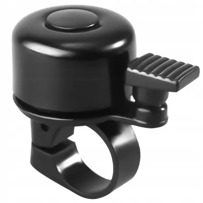 Sonerie pentru bicicleta, trotineta, negru, diametrul gaurii 2-2.5cm