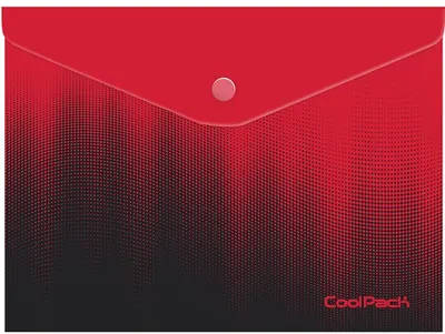 Cool Pack Gradient Gradient Cranberry Button Folder - A4
