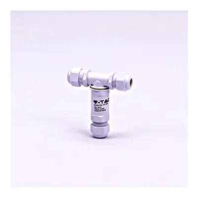 VT-869 T-Cutie conexiune Form 8-12mm IP68 alb