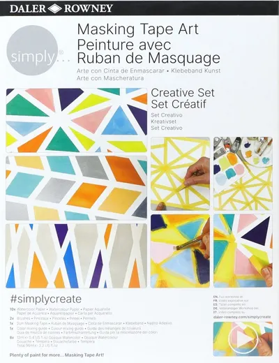 Set creativ Daler-Rowney Simply - Masking Tape Art