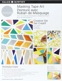 Set creativ Daler-Rowney Simply - Masking Tape Art