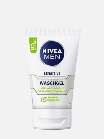 Nivea Men Gel de curatare fata barbati 100 ml Sensitive
