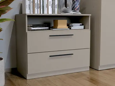 Comoda TV Dormitor Sand - cu sertare - Casmir/Bej