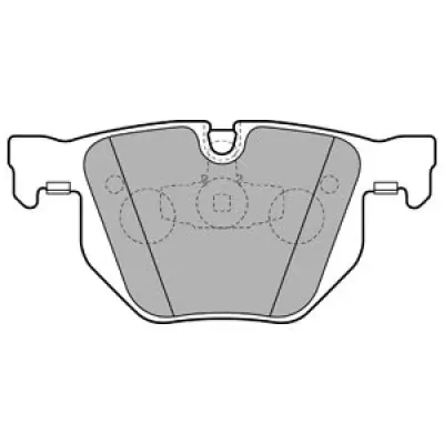 Set placute frana, frana disc DELPHI LP2256