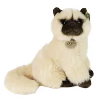 Jucărie de plus Rappa Eco Friends - Pisica britanică cu păr lung, așezată, 30 cm