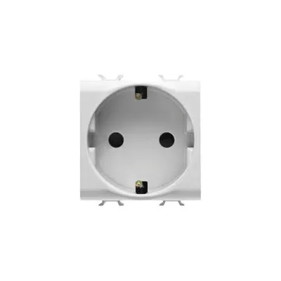 Priza schuko alba 250V ac - 2P+E 16A - CHORUS