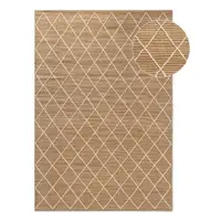 Covor în culoare naturală țesut manual din iută 160x230 cm Kunu – Hanse Home